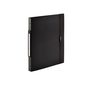 LIHIT LAB.　SMART FIT　2タイプポケットクリヤーブック交換式　A4　S型(タテ型)　ブラック　N-7520-24