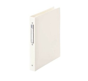 LIHIT LAB. noie-style クリヤーブック交換式 A4 S型(タテ型) 20ポケット ホワイト N-7683-0