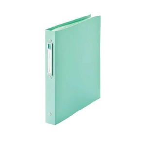 LIHIT LAB. noie-style クリヤーブック交換式 A4 S型(タテ型) 20ポケット ライトグリーン N-7683-19
