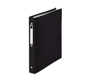 LIHIT LAB. noie-style クリヤーブック交換式 A4 S型(タテ型) 20ポケット ブラック N-7683-24