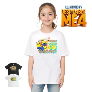 ミニオンズ MINIONS DM4 ハチャメチャ 子供服 キッズ Tシャツ KIDS 半袖 男の子 女の子 120 130 140