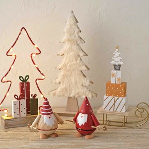 【クリスマス】電飾ツリーライト 光る ノルディックサンタ　ソリオブジェ
