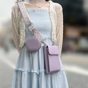スマホ ポーチ バッグ 斜めがけ ポーチ付き ショルダー 色豊富 わかいい お財布