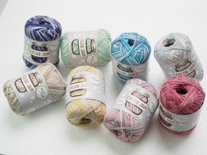 【毛糸、手編み、ハンドメイド、サマーニット、夏素材】ニッケ　カラージャム