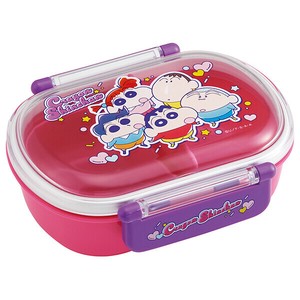 【公式】 抗菌 食洗機対応 ふわっとフタタイトランチボックス小判 【クレヨンしんちゃん 25】 スケーター