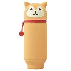 LIHIT LAB.(リヒトラブ)　PuniLabo　スタンドペンケース　BIGサイズ　シバイヌ　A-7714-2
