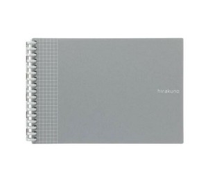 LIHIT LAB.(リヒトラブ)　hirakuno　ツイストノート　A5　E型(ヨコ型)　シルバー　N-1675-26