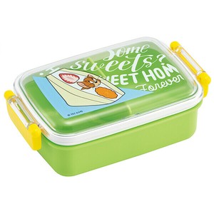 抗菌 食洗機対応 ふわっとフタタイトランチボックス角型 【トムとジェリー EAT.EAT.EAT】 スケーター