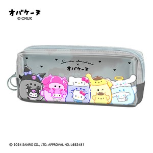 ツインファスナーペンケース サンリオキャラクターズ×オバケーヌ