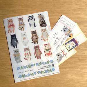 A5クリアファイル ＜絵本の中の猫＞
