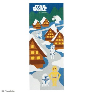 STAR WARS スター・ウォーズ 雪の町 手ぬぐい　日本製