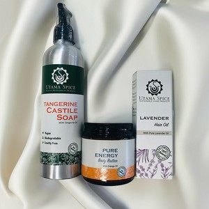 【初回注文のおすすめセット】?カスティールソープ・ヘアオイル・ボディバター