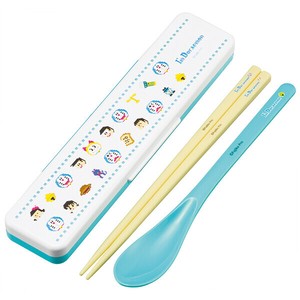 【公式】 抗菌 音のならないコンビセット 箸18cm 【I'm Doraemon ドット】 スケーター