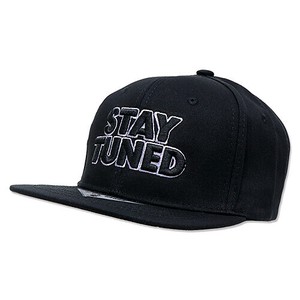 【キャップ】フラット バイザー キャップ Stay Tuned AC-CP-SM1005-01 ソリッド ブラック
