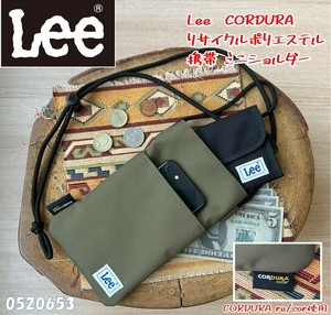 【Lee/リー】CORDURA　コーデュラ　リサイクルポリ　携帯　ミニショルダー　ポシェット