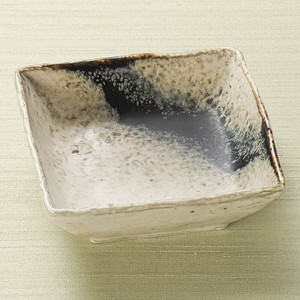 銀河石目3.2角小鉢　松花堂　日本製 美濃焼　小付け