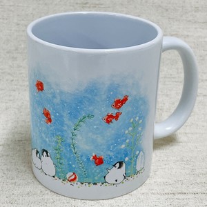 マグカップ もこぺんりうむ 金魚の水槽