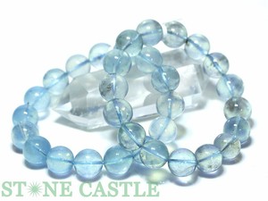☆高品質☆【ブレスレット】カラーチェンジアクアマリン (3A) (約13〜13.5mm) 【天然石 パワーストーン】