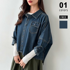 デニムジャケット デニムシャツジャケット オーバーサイズ レディース デニム シャツ ジャケット 大きめ