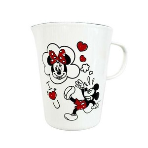 豊琺瑯 ディズニーミッキー&ミニー　ホーローメジャーカップ・L MMJ-08