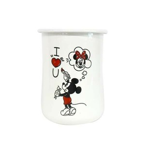 豊琺瑯 ディズニーミッキー&ミニー　ホーローカトラリースタンド MMJ-09