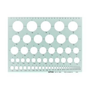 ドラパス テンプレート E112 円定規(特大)