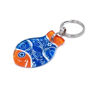 ナザールボンジュウキーホルダー　お魚/オレンジ　N-K14501OR