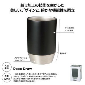 真空保冷温タンブラー400ml ｿﾛ 　ノベルティ/粗品/景品/ギフト/配布/宣伝