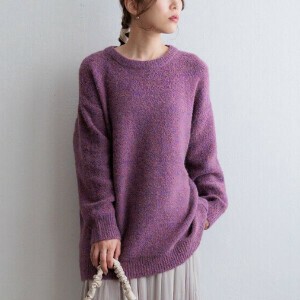 Sweater/Knitwear Crew Neck Mohair