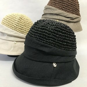 【春夏帽子】春夏婦人　洗えるブレードダウン　横リボン　おしゃれ　日よけ　レディース　日焼け対策