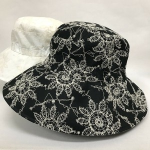 【春夏帽子】春夏婦人　ダウン　ゴム入り　フラワーレース　おしゃれ　日よけ　レディース　日焼け対策