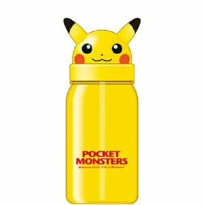 Water Bottle Die-cut Straw Bottle Pikachu Skater