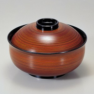 [TA]5寸リリー椀 春慶刷毛目　日本製 和食器　耐熱ABS樹脂　食洗器対応