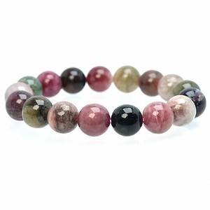 Gemstone Bracelet Opal/Tourmaline 12mm