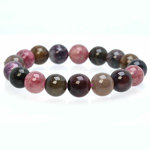 Gemstone Bracelet Opal/Tourmaline 12mm