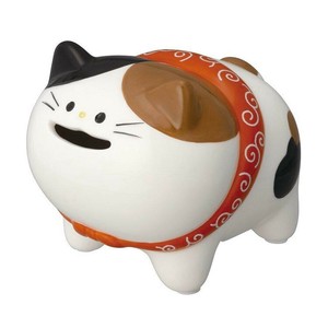 【貯金箱】はらぺこ貯金箱 みけねこ