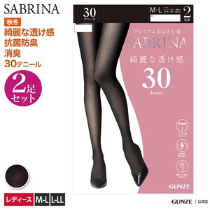 SABRINA（サブリナ）/30D　綺麗な透け感　2足組