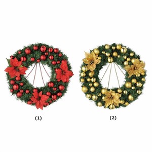 クリスマスツリーデコレーション　クリスマスビーズリース