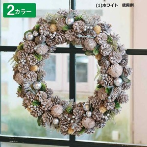 クリスマスツリーデコレーション　デラックスナチュラルリース