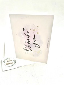 Greeting Card Thank You Presents Message Card