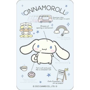 贴纸 2024年 新商品 Sanrio三丽鸥 Cinnamoroll玉桂狗 秋冬