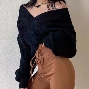 毛衣/针织衫 罗纹针织 女士 2024年 毛衣 秋 秋冬