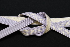 帯〆 T/C高麗 柳片胴　うす紫  (1111-1147-004)