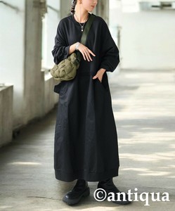 [antiqua] Casual Dress Ladies fashion Docking Dress