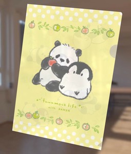 クリアファイル A4 もこぺん ふわもこライフ-パンダ-
