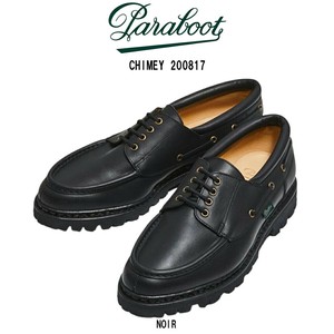 Paraboot(パラブーツ)デッキシューズ モカシン シューズ 革靴 レザー 牛革 NOIR ブラック 黒 JANNU 200817