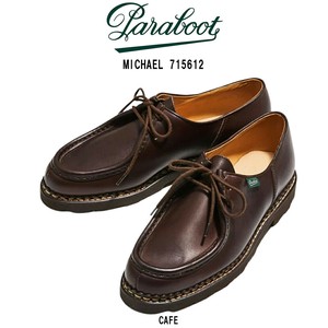 Paraboot(パラブーツ)チロリアンシューズ モカシン 革靴 レザー シューズ CAFE ブラウン 男性用 715612