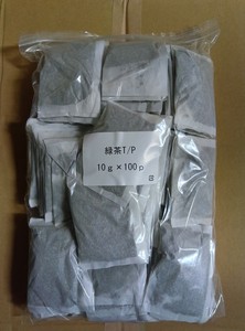 業務用緑茶ティーバッグ　10g×100p
