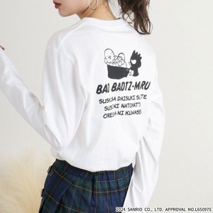 T-shirt Ladies fashion Bad Badtz-maru T-Shirt Long T-shirt Sanrio Characters Printed Men's