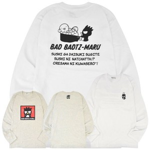 バッドばつ丸 Tシャツ 長袖 ロンT サンリオ キャラクターズ プリント メンズ レディース
